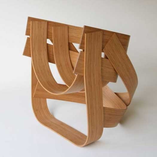Sedia in legno di Bamboo