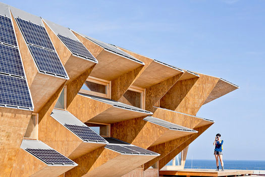  Padiglione solare Endesa architettura modulare