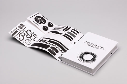 Libro di ricette The Geometry of Pasta design di  Caz Hildebrand