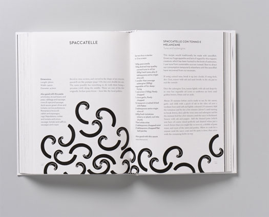 Libro di ricette The Geometry of Pasta design di  Caz Hildebrand