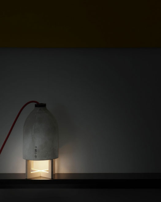 Lampada in cemento Luce 0  Studio 220 + Design