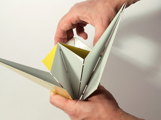  Lampada origami design Mirco Kirsch