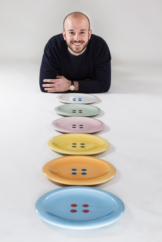 La collezione di piatti in ceramica beauTONI, design Vito Nesta 