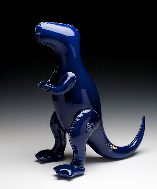 Sculture ceramice, dinosauro di Brett Kern