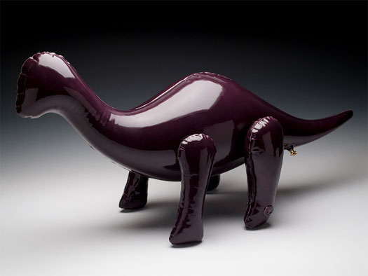 Sculture ceramice, dinosauro di Brett Kern
