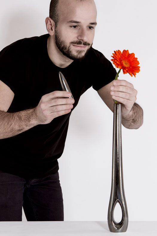triAGO vaso mono fiore design Vito Nesta